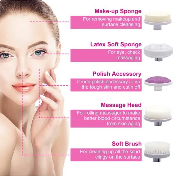 Waterproof Facial Cleansing Brush | Silver Fox Goods