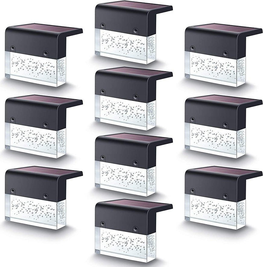 Waterproof New RGB LED Solar Light for Steps & Fence Light - silverfoxgoods