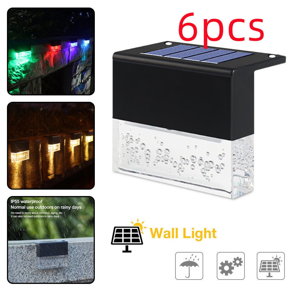 Waterproof New RGB LED Solar Light for Steps & Fence Light - silverfoxgoods