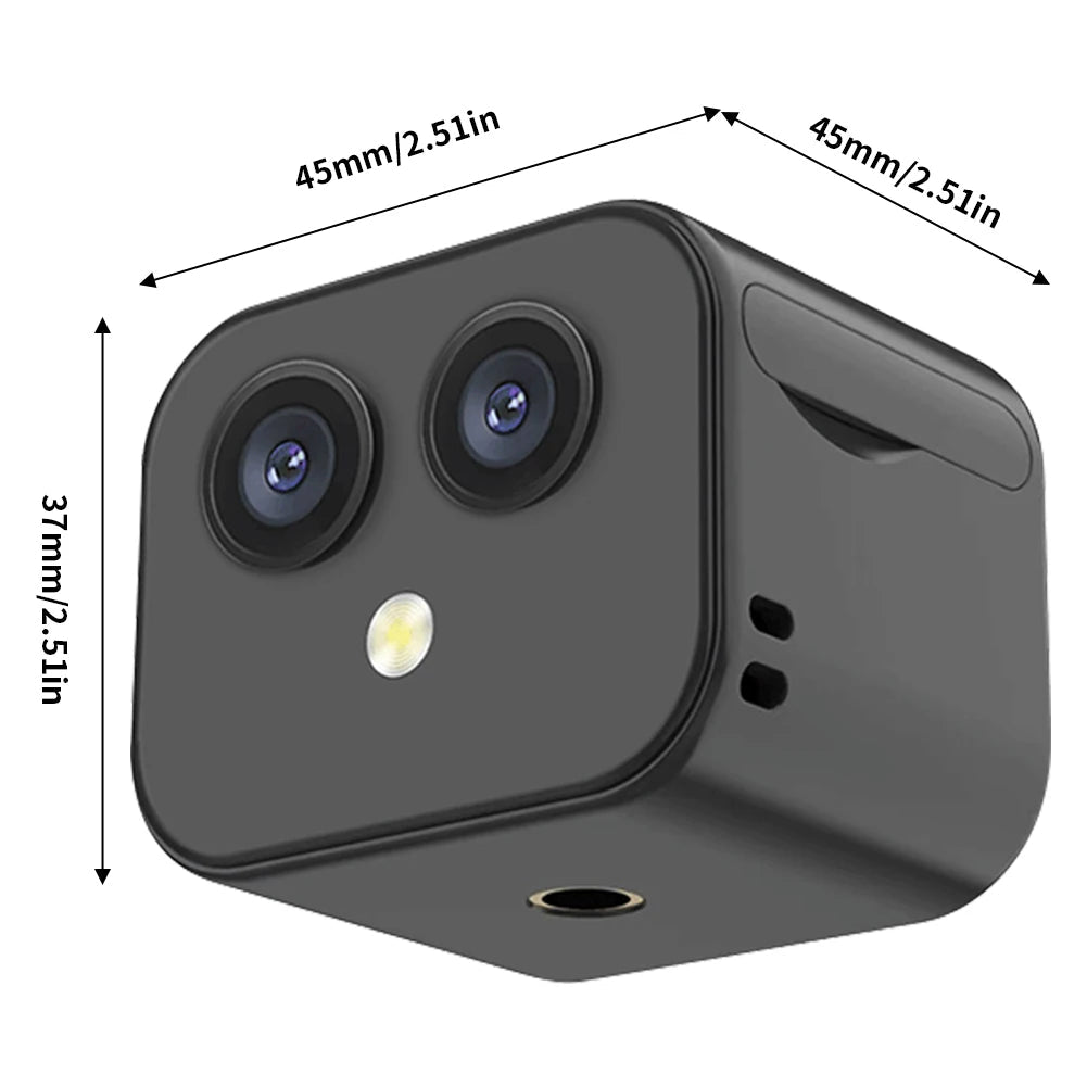 4K WiFi Mini Camera – Smart Night Vision Video Recorder with Remote Viewing - silverfoxgoods