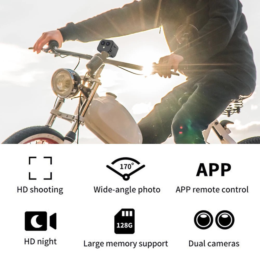 4K WiFi Mini Camera – Smart Night Vision Video Recorder with Remote Viewing - silverfoxgoods
