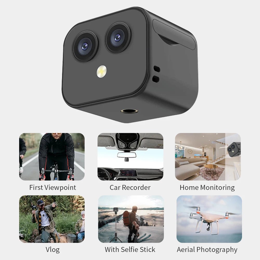 4K WiFi Mini Camera – Smart Night Vision Video Recorder with Remote Viewing - silverfoxgoods