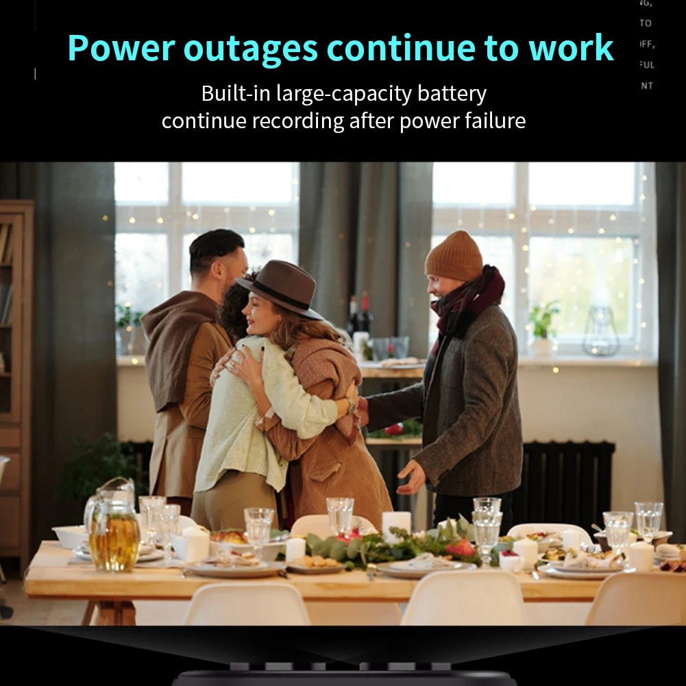 4K WiFi Mini Camera – Smart Night Vision Video Recorder with Remote Viewing - silverfoxgoods