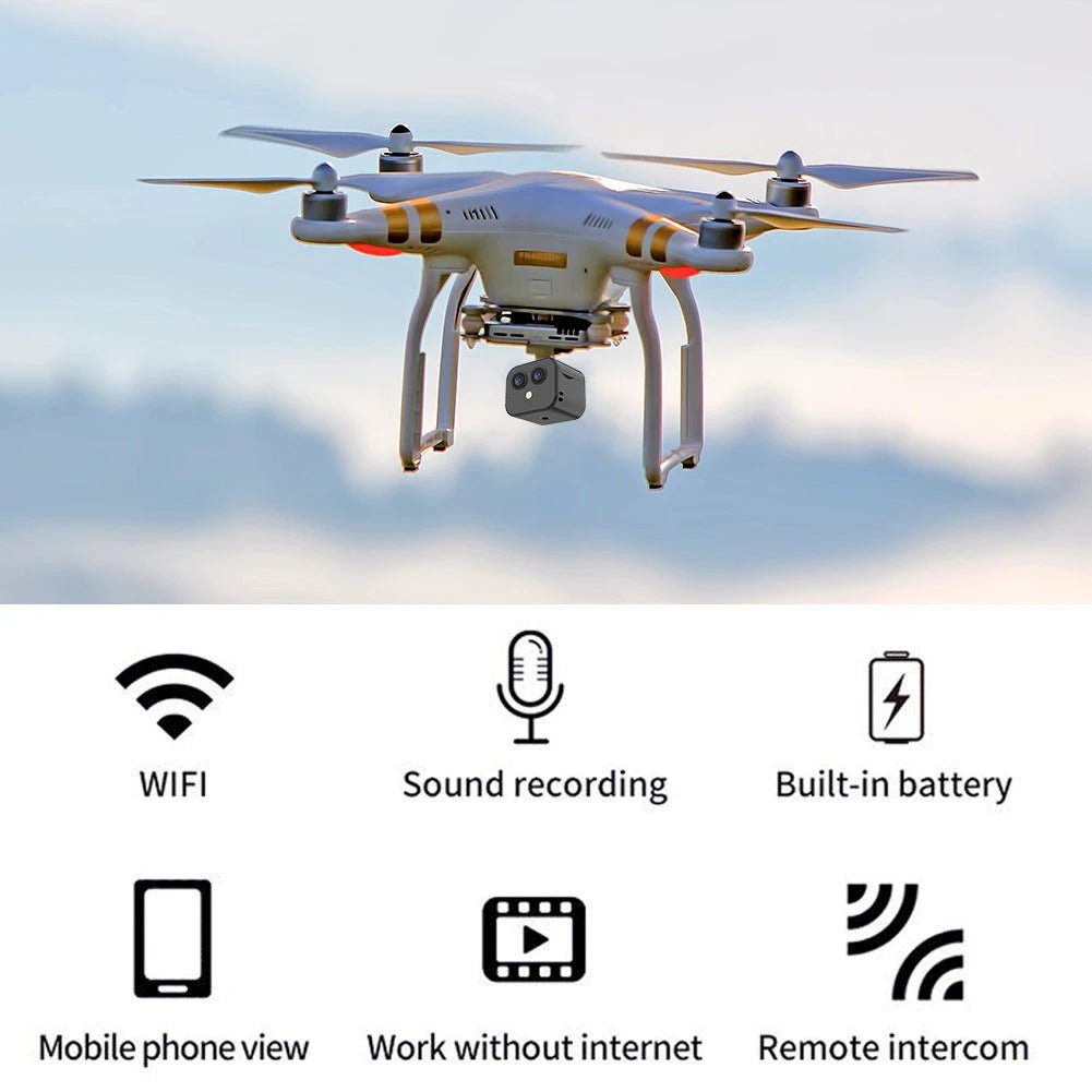 4K WiFi Mini Camera – Smart Night Vision Video Recorder with Remote Viewing - silverfoxgoods