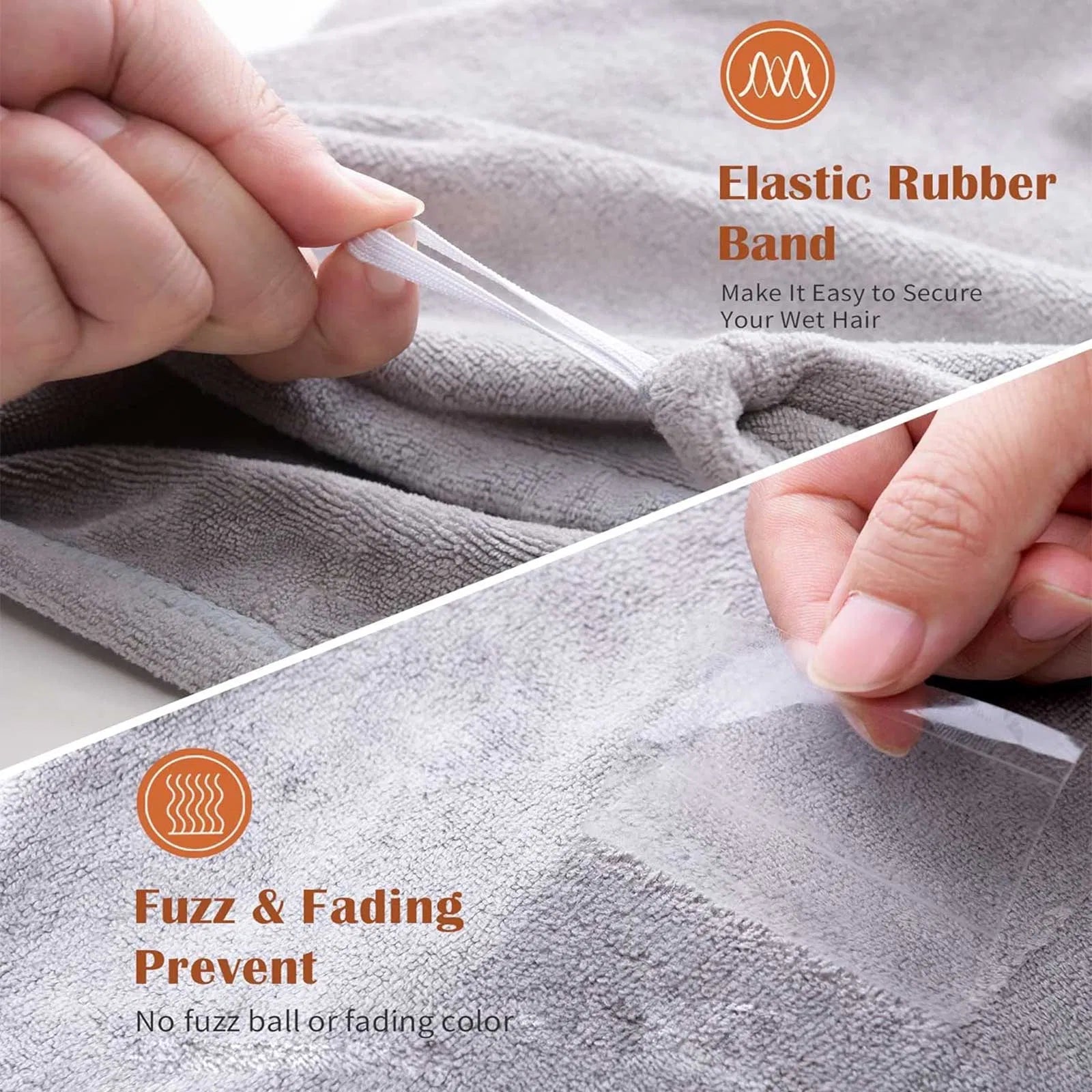 Women’s 3-Pack Microfiber Hair Towel Wrap | Silver Fox Goods