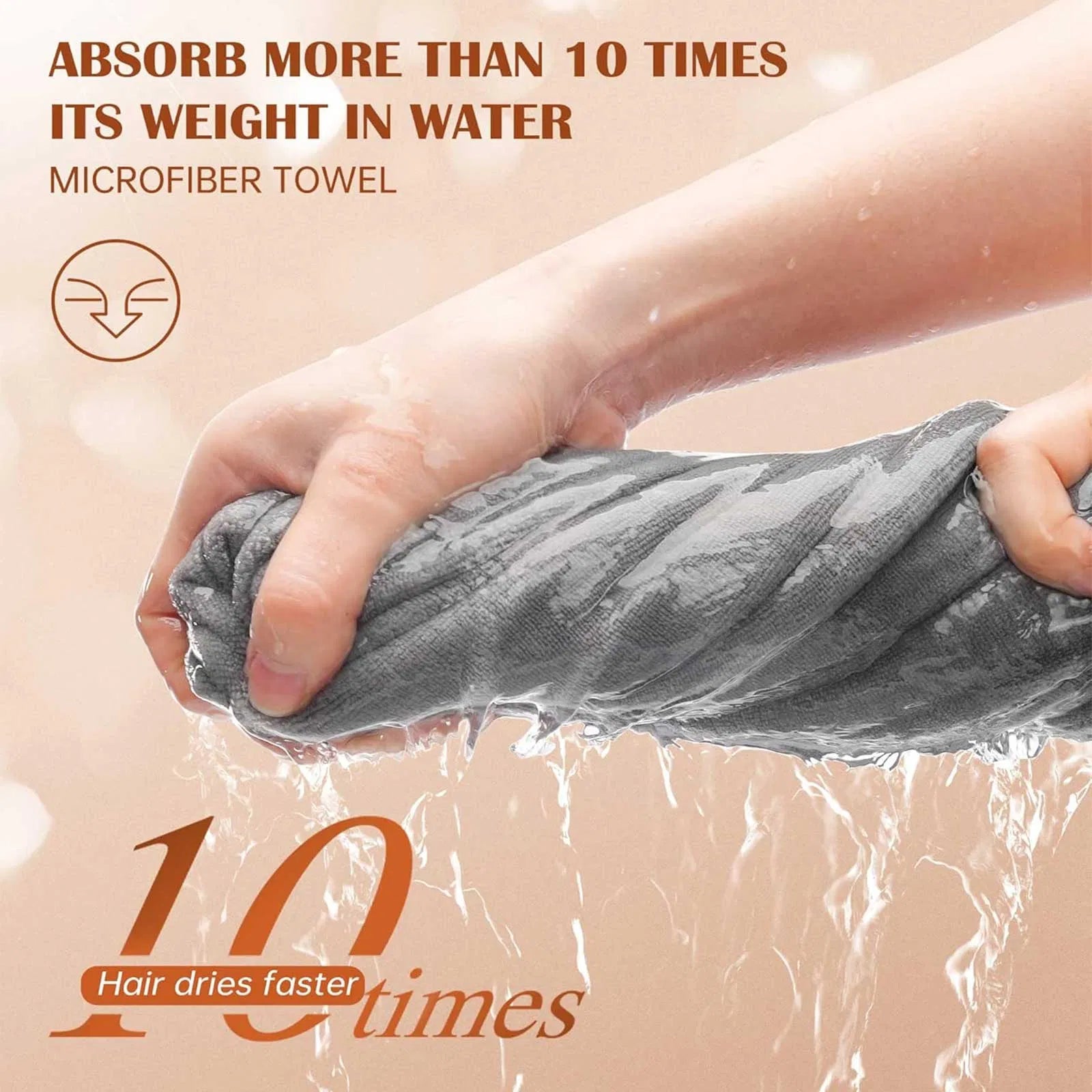 Women’s 3-Pack Microfiber Hair Towel Wrap | Silver Fox Goods