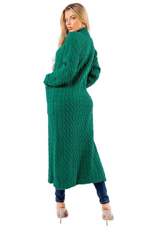 long maxi sweater cardigan women | Silver Fox Goods{