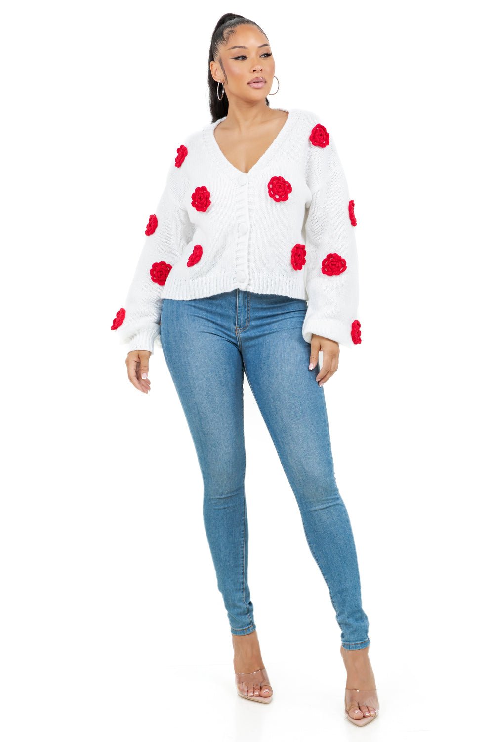 WOMEN FASHION SWEATER CARDIGAN - silverfoxgoods