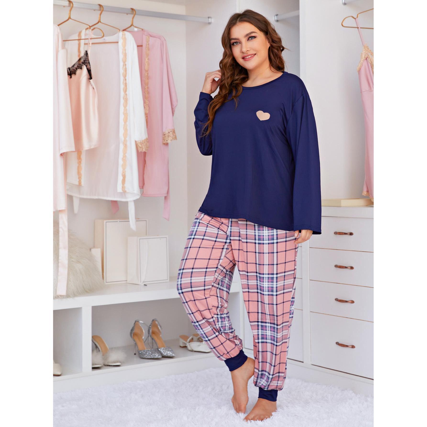 Women's Fashion Heart Printing Pajamas - silverfoxgoods