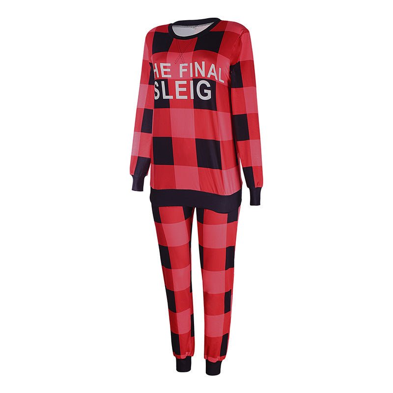 family plaid holiday pajamas matching set | Silver Fox Goods{