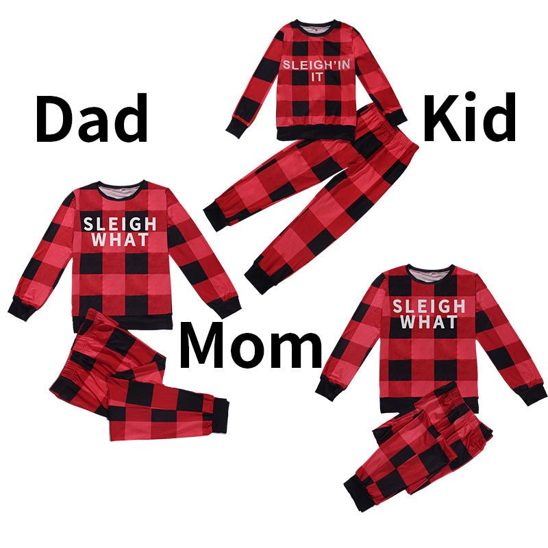 family plaid holiday pajamas matching set | Silver Fox Goods{