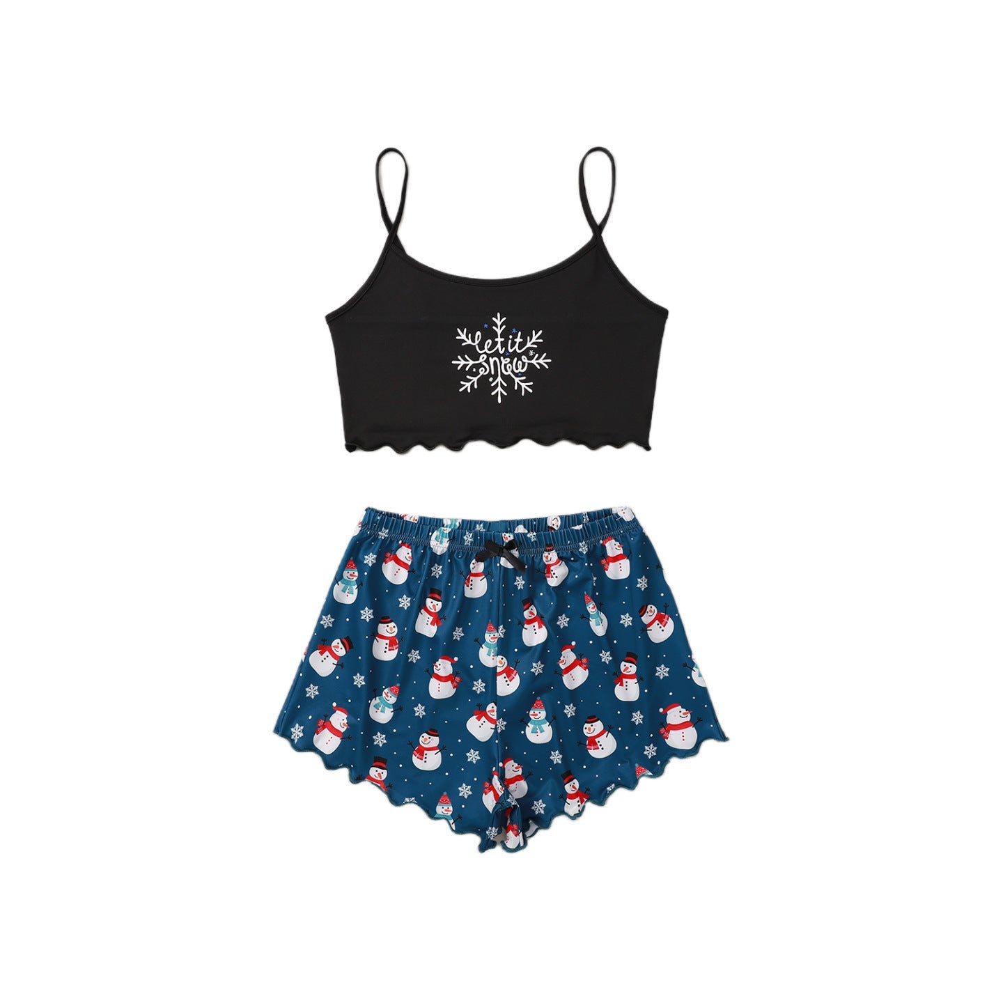 Women's Spaghetti Straps Sleeveless Pajamas - silverfoxgoods