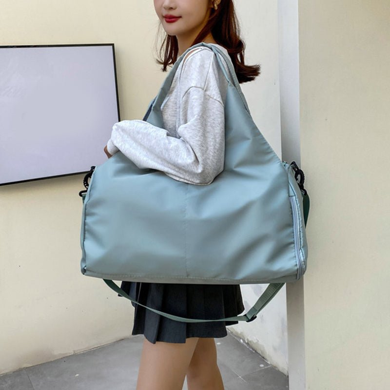 Yoga Bag Sports Fitness Dry And Wet Separation Large Capacity Storage Travel Bags Can Carry Yoga Mats - silverfoxgoods