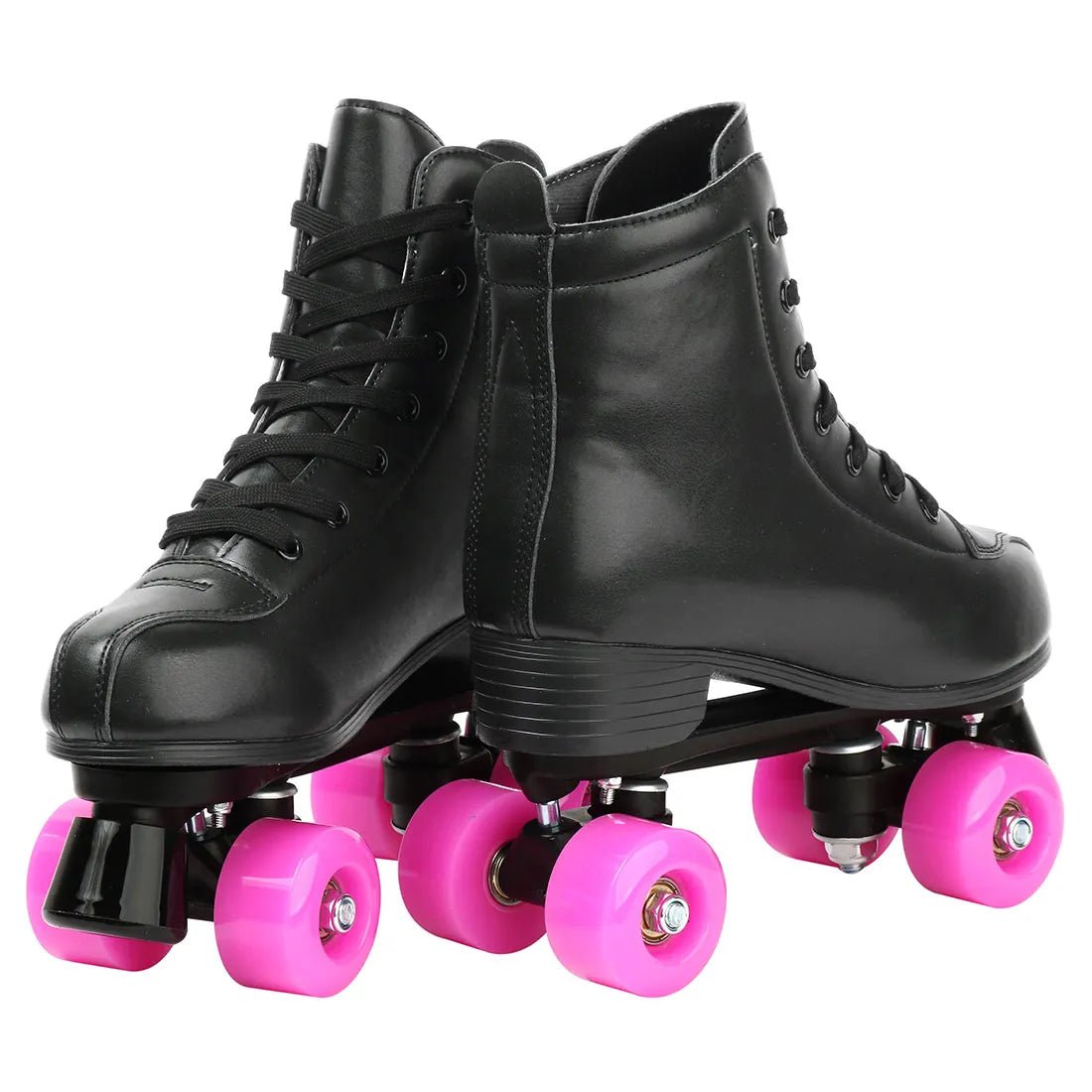 YYW Flashing Quad Roller Skates for Adults - Outdoor Skating Sneakers - silverfoxgoods